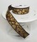 1.5 inch Leopard Print Wired Ribbon - Brown/Gold/Lt Gold - Stylish and Versatile for Crafts, Wreathmaking, and Decor-RGB141204